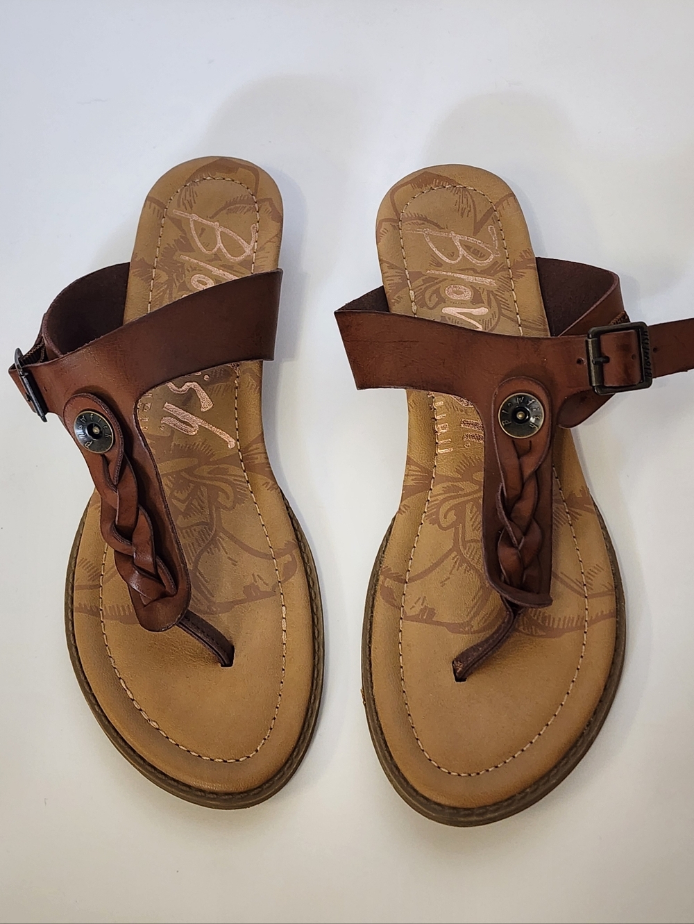 Blowfish Brown Sandals EUC - Picture 3 of 7